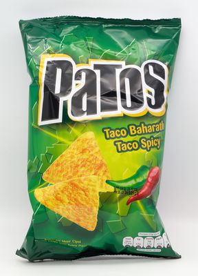PATOS Taco Baharatli Cips - Taco Spicy Chips 109g