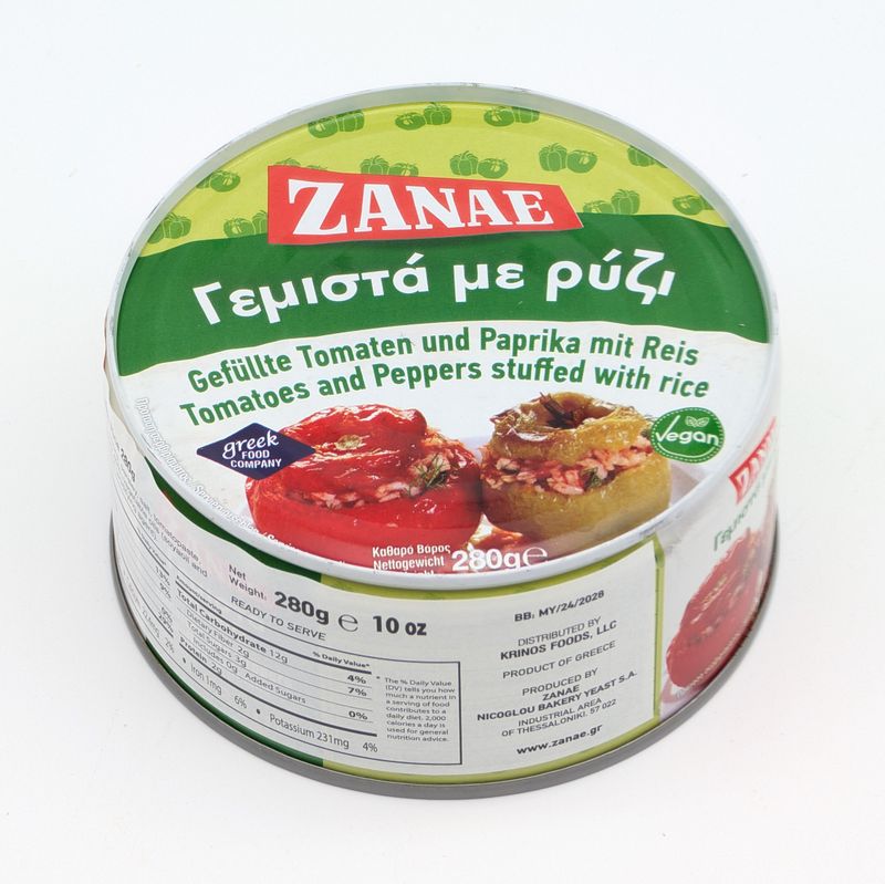 ZANAE Peppers and Tomatoes Stuffed with Rice 280g