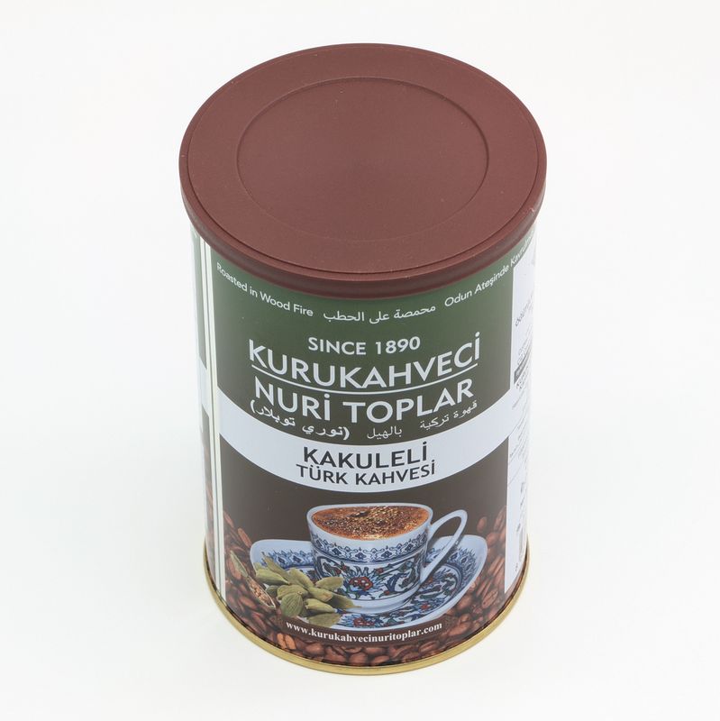 NURI TOPLAR Turkish Coffee with Cardamom - Kakuleli Turk Kahvesi 250g