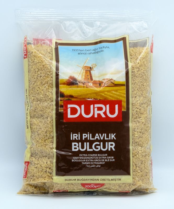 DURU Extra Coarse Bulgur (Iri Pilavlik Bulgur) 2kg