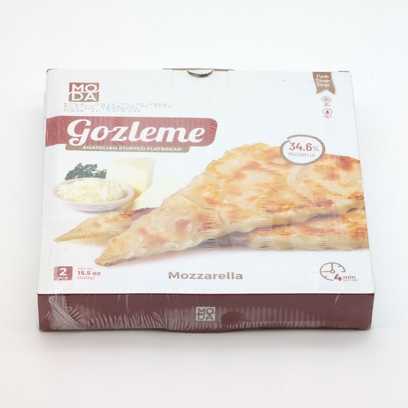 MODA Mozzarella Gozleme - Stuffed Flatbread 2pcs 15.5oz/440g