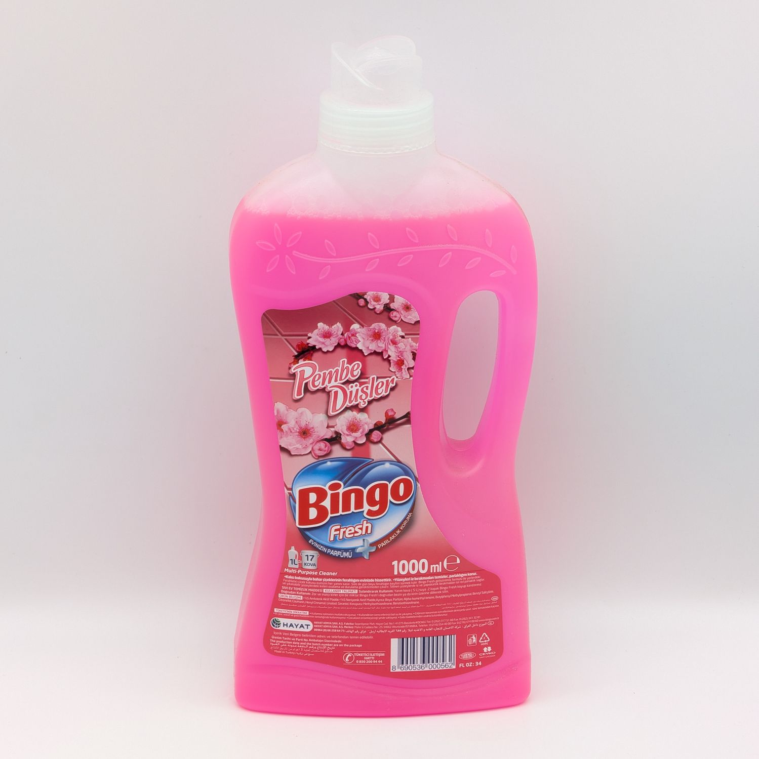BINGO Fresh Pembe Dusler Multi-Purpose Cleaner 1L (84.5 fl oz)