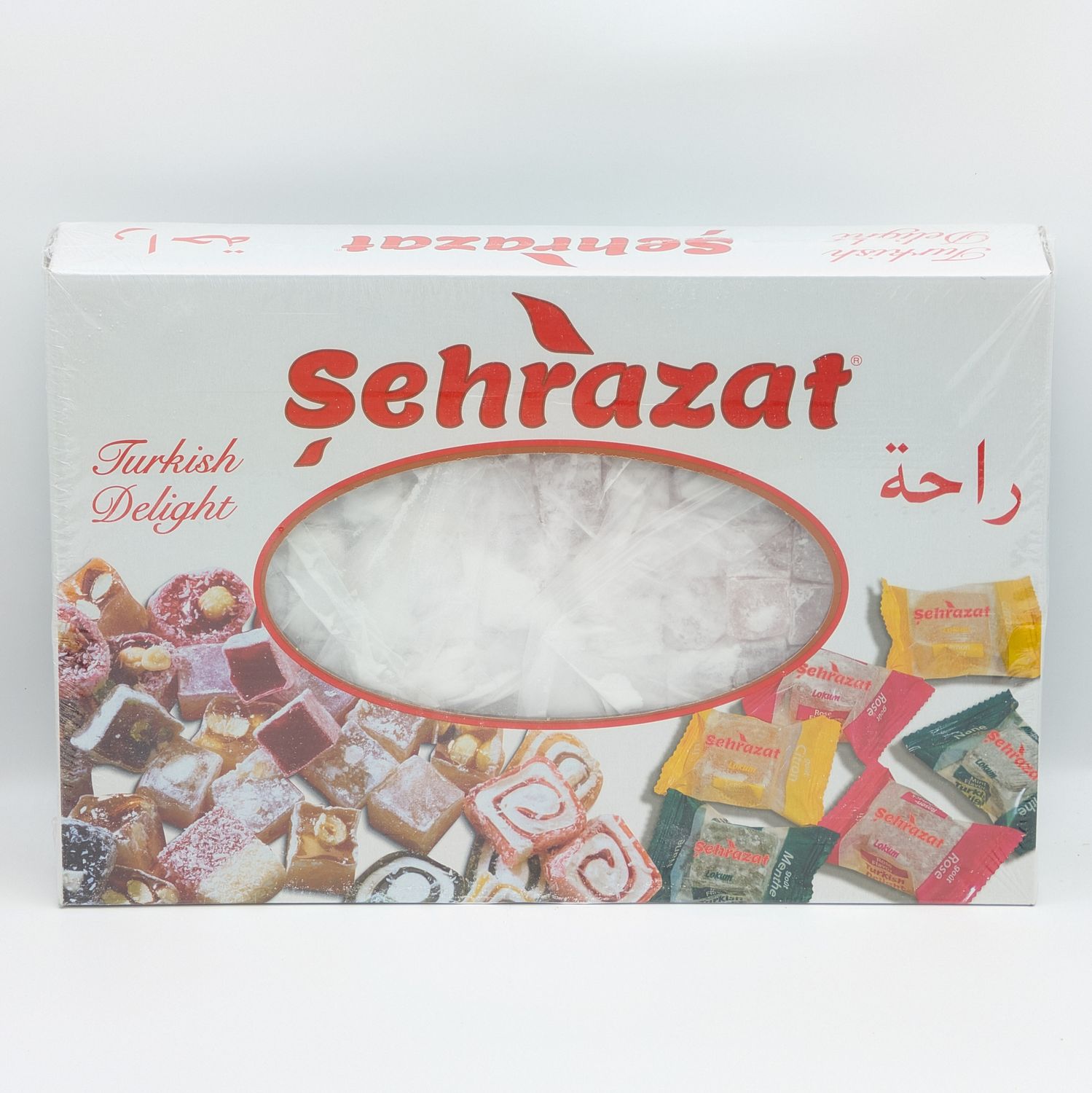 SEHRAZAT Turkish Delight with Rose Flavor - Gul Aromali Lokum 11lb/5kg