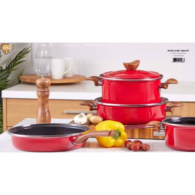 KARACA Morland 7pcs Enamel Cookware Set