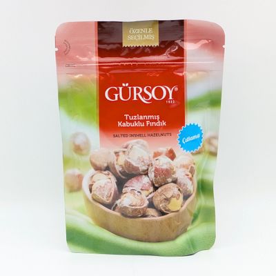 GURSOY Roasted Salted Hazelnuts with Shell 150g