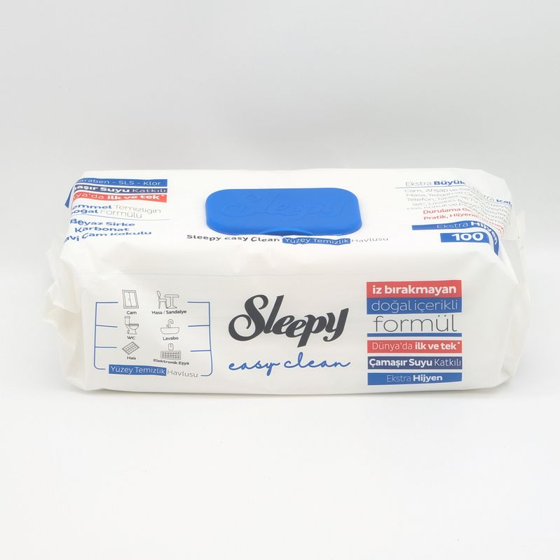 SLEEPY Islak Havlu Ekstra Hijyen Camasir Suyu Katkili - Wet Wipes Extra Hygiene Bleach Additive
