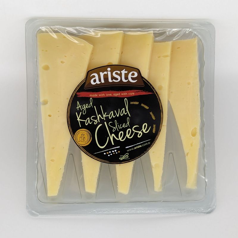 ARISTE Sliced Aged Kashkaval Cheese 200g