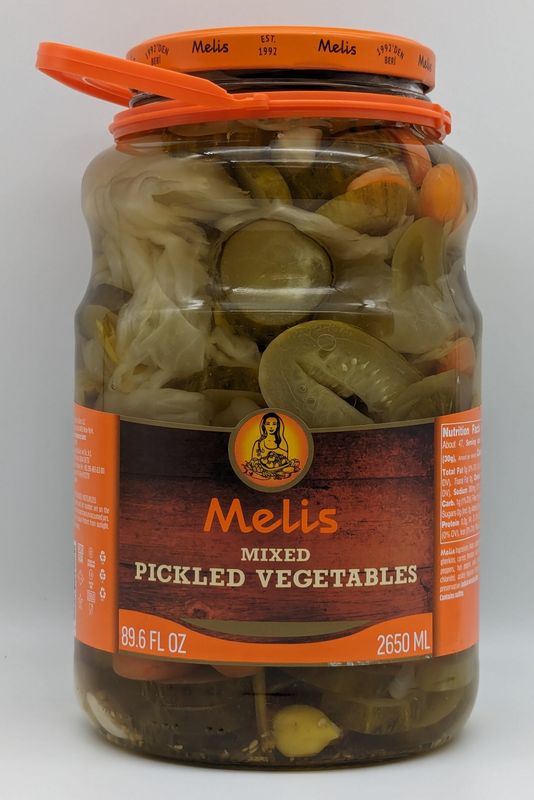 MELIS Mixed Pickled Vegetables 2650mL 89.6floz