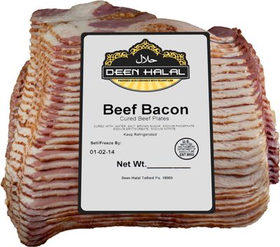 Deen Halal Beef Bacon 5lb