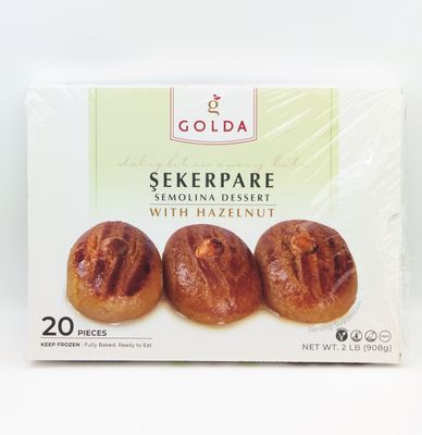 GOLDA Sekepare Semolina Dessert with Hazelnut 2lb/908g