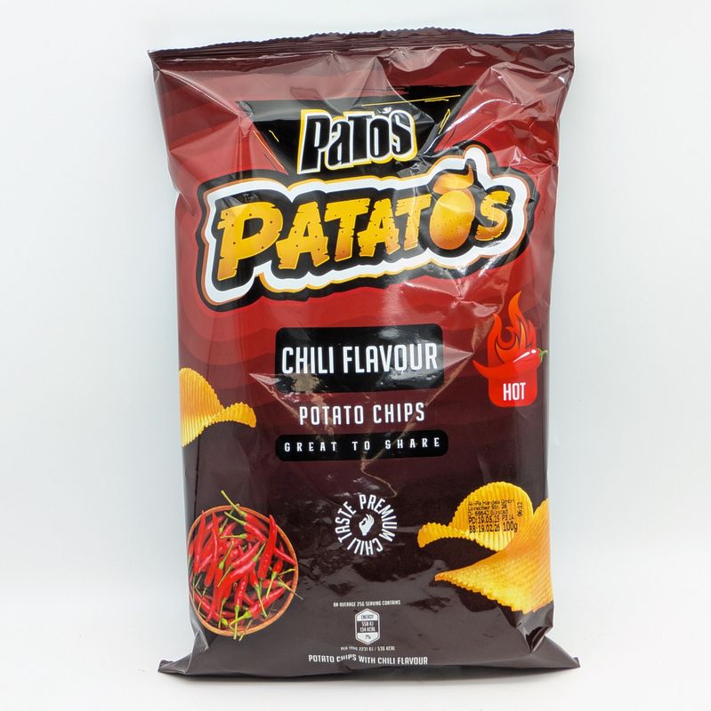 PATOS Chili Flavour Potato Chips 100g