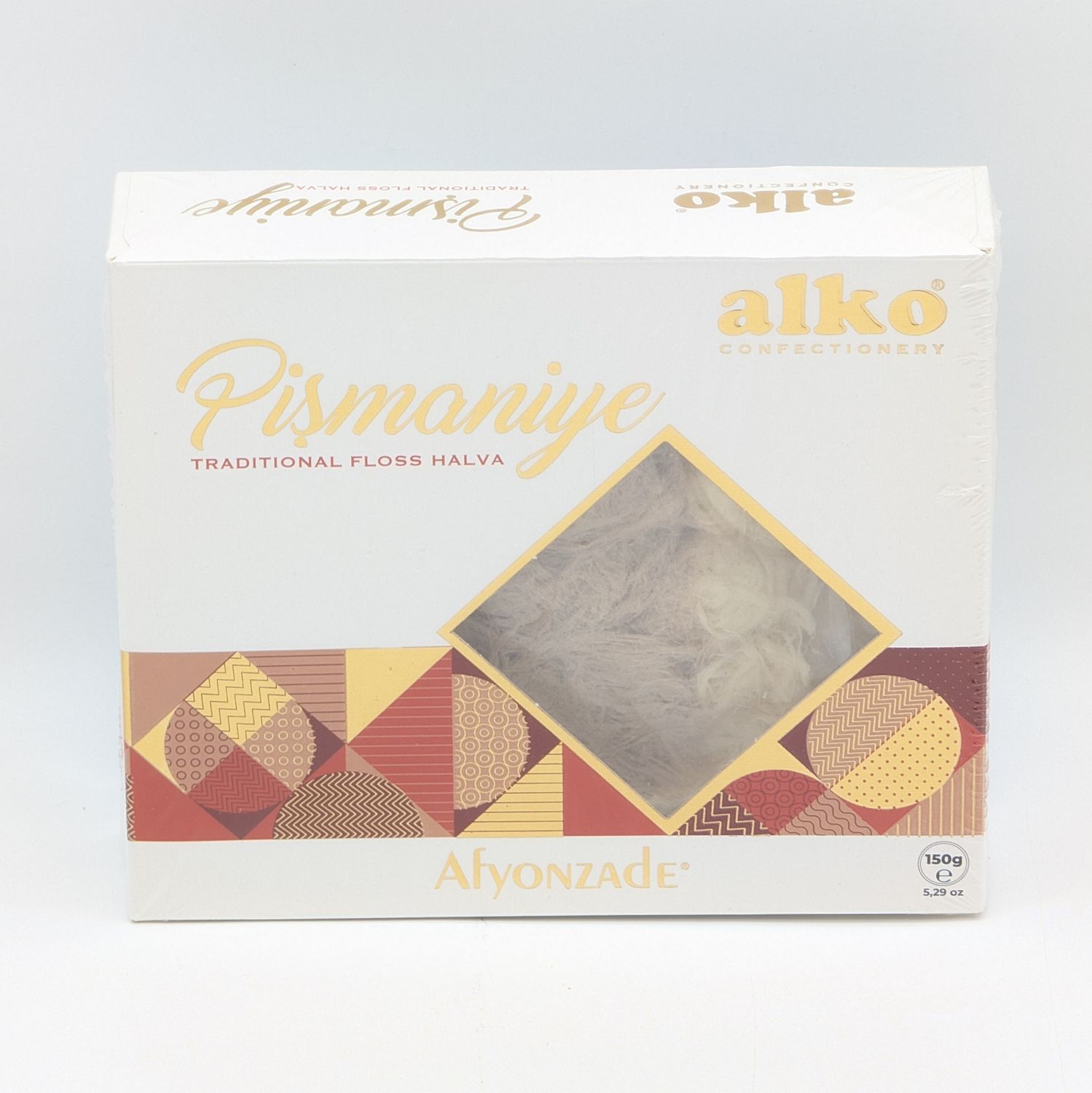 ALKO Karisik Sade Kakaolu Pismaniye - Mixed Turkish Cotton Candy Plain Cacao 150g