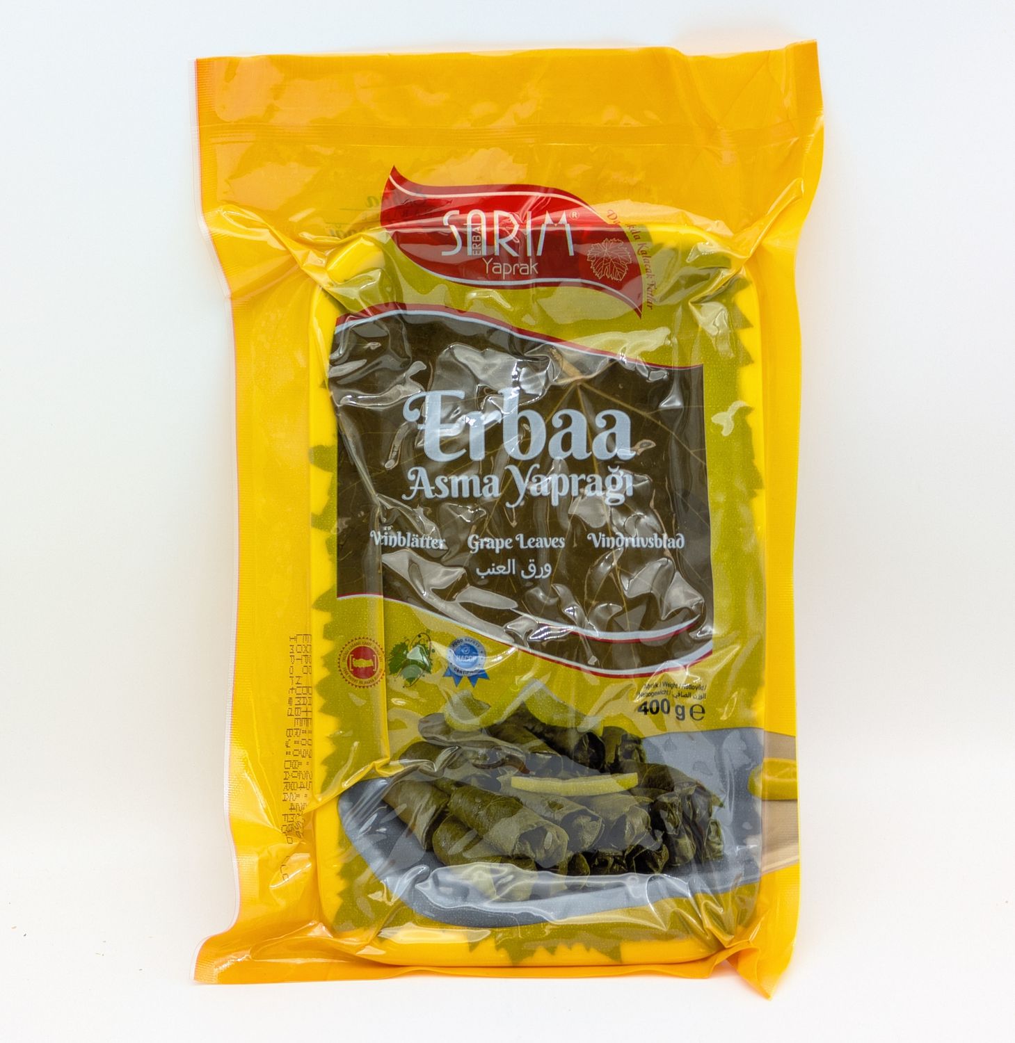 SARIM Tokat Grape Leaves in Brine - Erbaa Asma Yapragi 400g