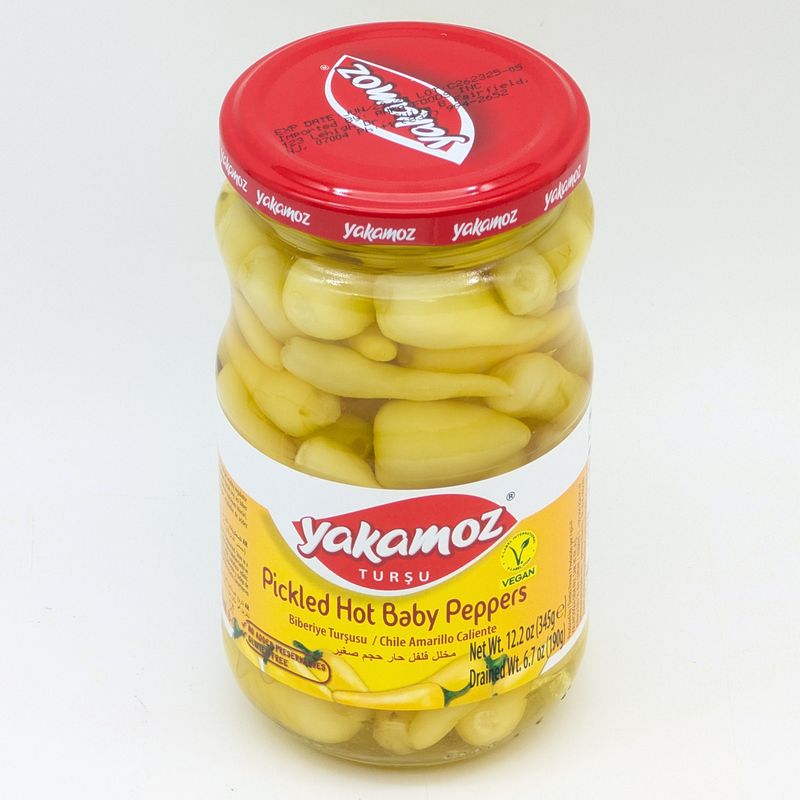 YAKAMOZ Picked Hot Baby Peppers - Biberiye Tursusu 190g/345g