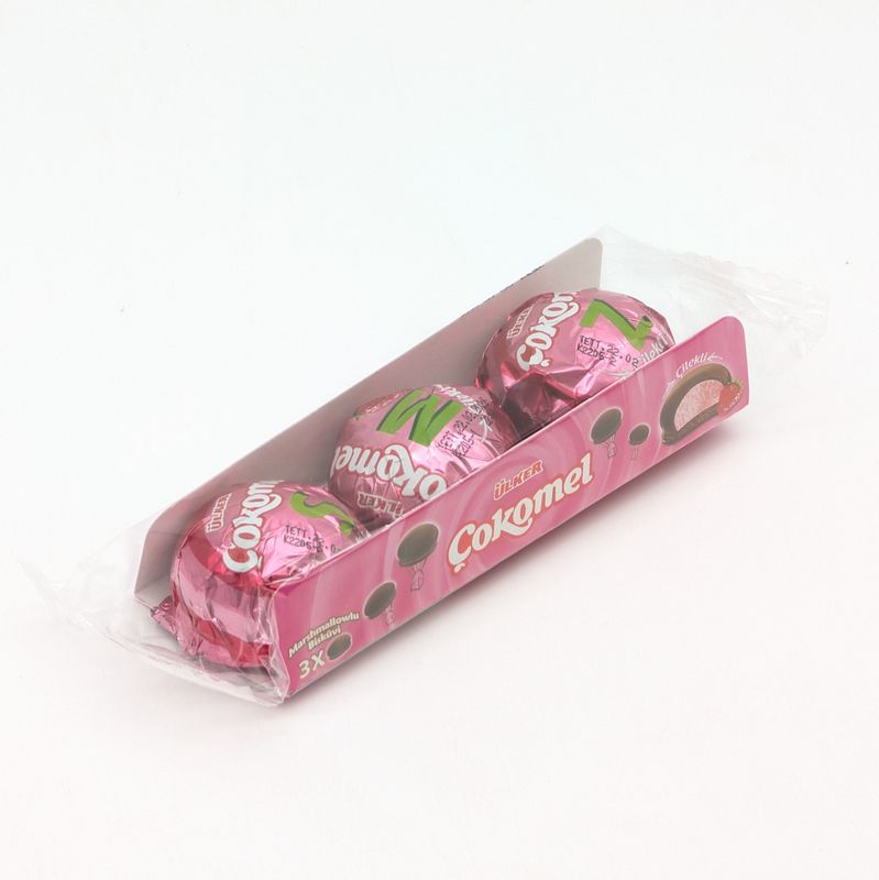 ULKER Cokomel Strawberry - Cilek 36g (12g x 3pcs)
