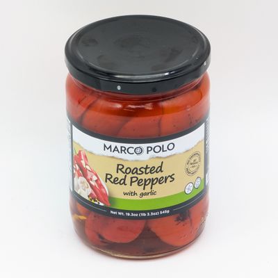 MARCO POLO Roasted Red Peppers with Garlic 19.3oz 545g