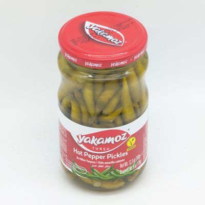 YAKAMOZ Pickled Hot Peppers - Aci Biber Tursusu 370mL 170g/350g