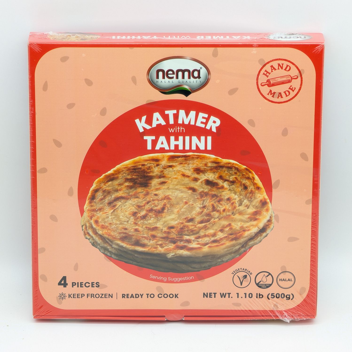 NEMA Katmer with Tahini Tahin Tahinli 500g (4pcs x 125g)