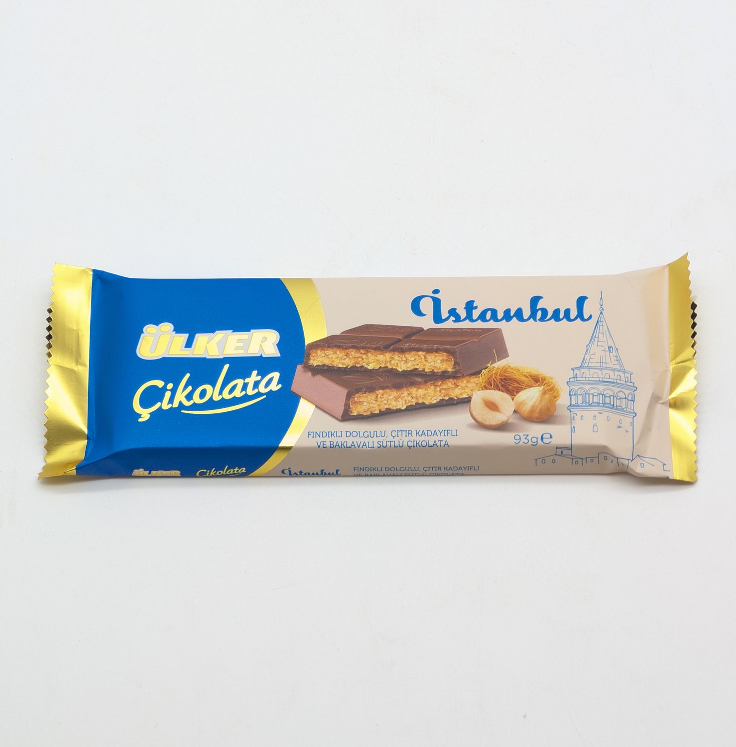 ULKER Istanbul Milk Chocolate Hazelnut Kadaifi Baklava Filling 93gr