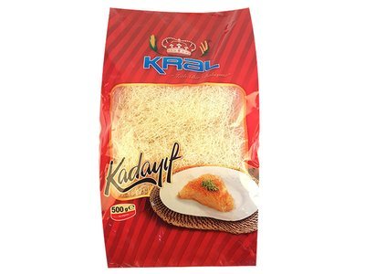 KRAL Kuru Kadayif Dried Kadaif 500g for Dubai chocolate