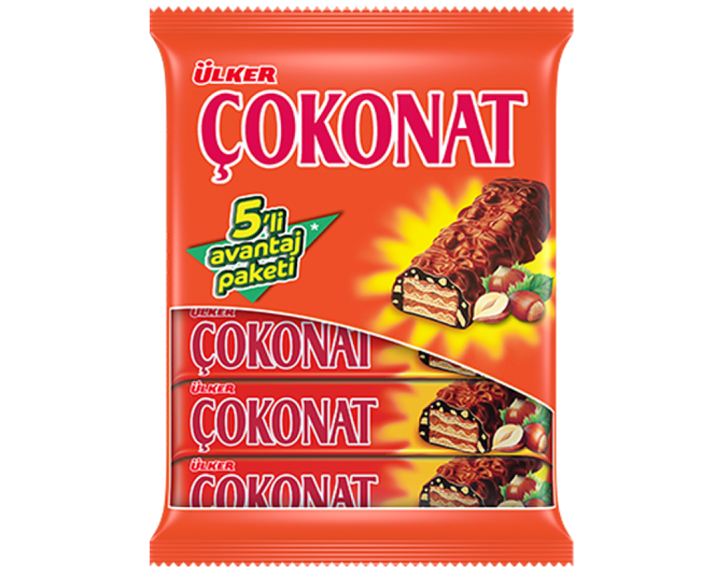 ULKER Choconat Wafers 5pcs Cokonat