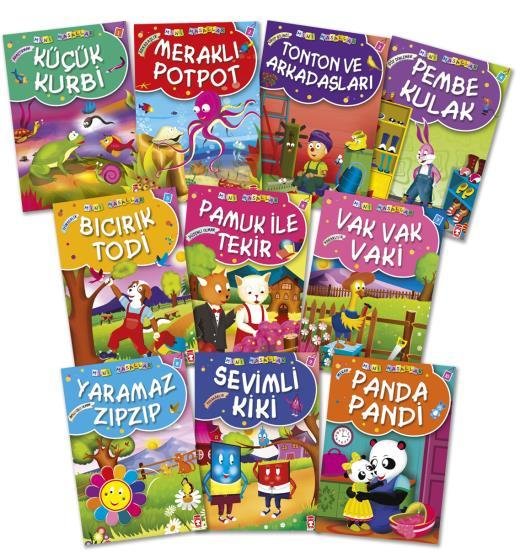 Mini Masallar Turkce 10 Kitap
