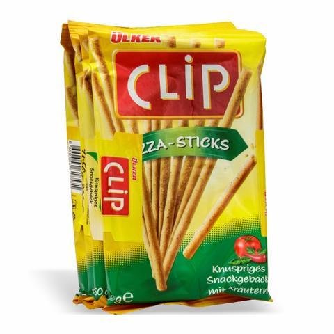 ULKER Clip Pizza Stick Crackers 200g (50g x 4pcs)