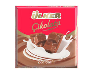 ULKER Square Milk Chocolate Bars 60g