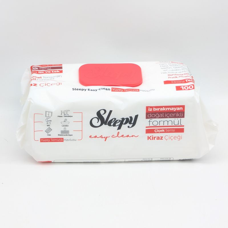 SLEEPY Islak Havlu Kiraz Cicegi Kokulu - Wet Wipes Cherry Blossom Scent