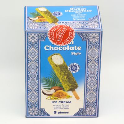 BOUJEE Ice Cream Dubai Chocolate Style Coconut 225g (45g x 5pcs)