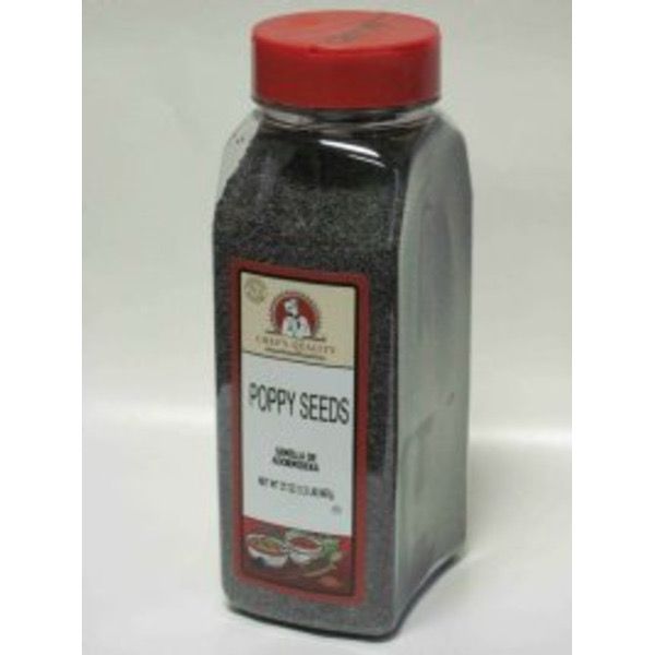 Chef's Quality - Poppy Seeds - 20 oz Jar