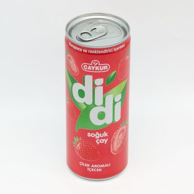 CAYKUR DIDI Iced Tea Strawberry - Soguk Cay Cilek 250mL