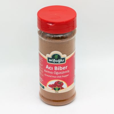 ARIFOGLU Ground Hot Red Pepper - Aci Kirmizi Biber Ogurtulmus 175g