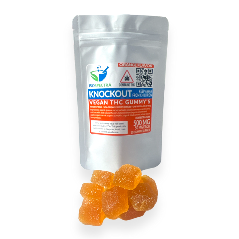 IsoSpectra D8 THC Vegan Knockout Gummies