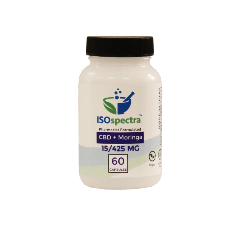 IsoSpectra CBD + Moringa Capsules