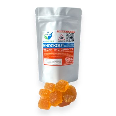 IsoSpectra D8 THC Vegan Knockout Gummies