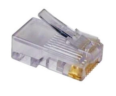 5-554720-3 Plug RJ45 8/8 CAT5 solid unshielded AWG24-26 PK100 Tyco