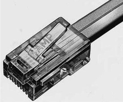 5-554720-3 Plug RJ45 8/8 CAT5 solid unshielded AWG24-26 PK100 Tyco