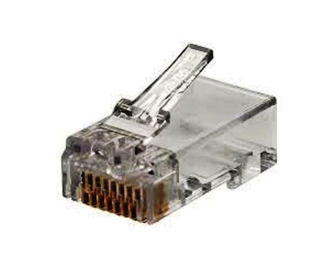 5-558530-3 Plug RJ45 8/8 CAT5 solid unshielded AWG24-26 Paq 100 Tyco