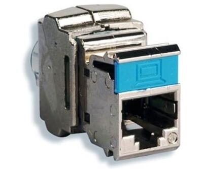 10GMX-FS Jack CAT6A Flat 10G SCTP T568A/B Siemon