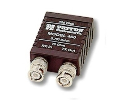 460M Balun G.703 (75/120ohm) BNC/M PATTON