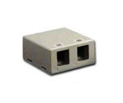 8102O Surface mount box 2PTO office white Hubbell