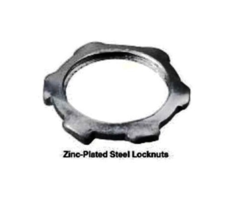 00322003LPK50 Locknuts 1&quot; zinc plated pk50 Hubbell