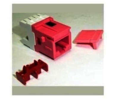 AX101068 Jack CAT6 gigaflex PS6+ MDVO red Belden