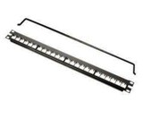 AX101456 Patch panel base 24 PTO flex black 1U Belden