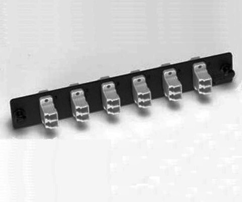 AX101409 Panel F.O. 12 SC (6 SC duplex) SM FiberExpress black Belden