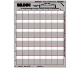 AX101556 Label for 25PR sheet 24 labels white pk25 Belden