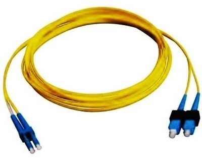 AX200667 Fiber jumper LC-SC SM OS duplex yellow 3 mtrs Belden