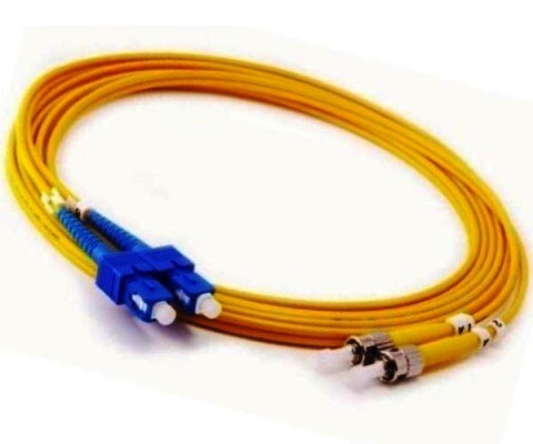AX202102 Fiber jumper SC-ST SM OS duplex UPC 8 mtrs Belden