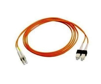 AX201121 Fiber jumper LC-SC MM OM1 duplex 62.5/125 orange 4 mtrs Belden